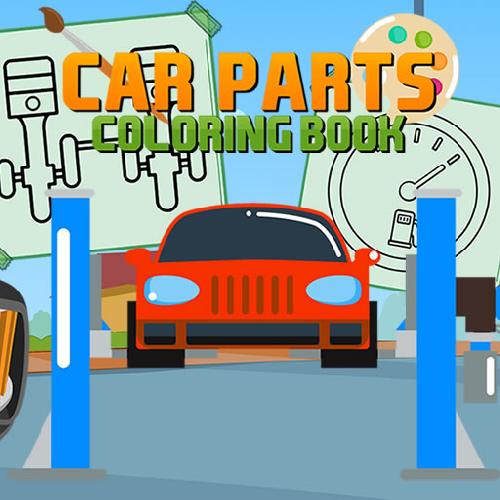 Car Parts Coloring Book