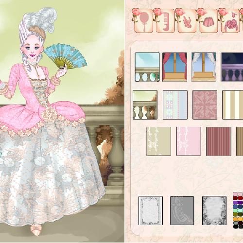 Rococo costume creator