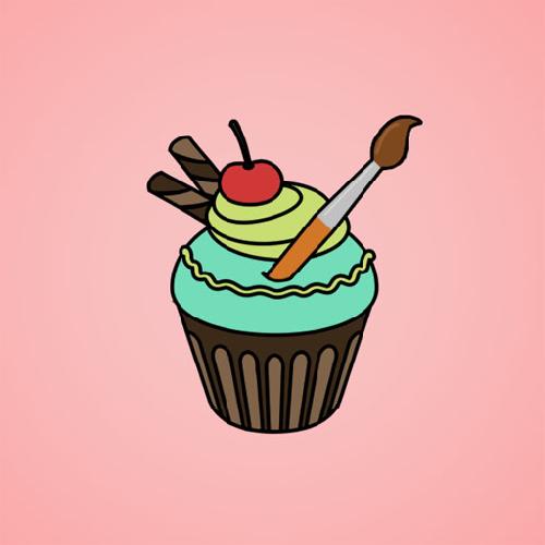 Yummy Cupcake Coloring