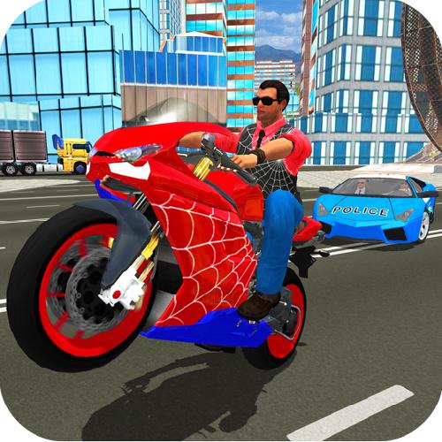 Hero Stunt Spider Bike Simulator 3d