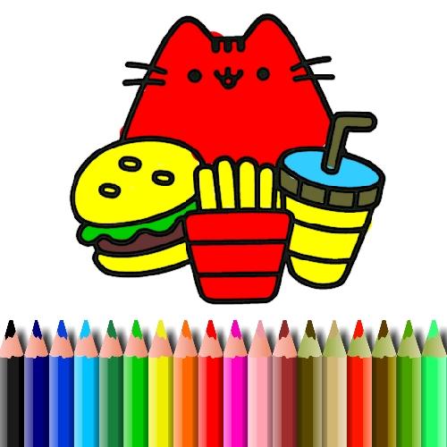 BTS Cute Cats Coloring