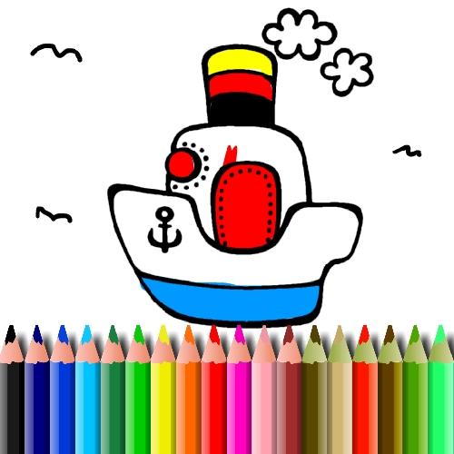 BTS Boat Coloring