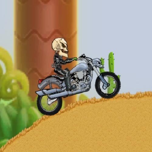 Motor Bike Hill Racing 2D