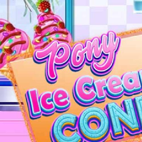 Pony Ice Cream Cone