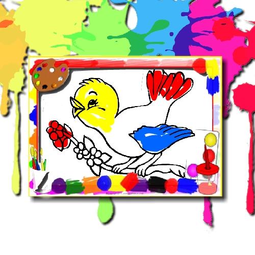 Birds Coloring Book