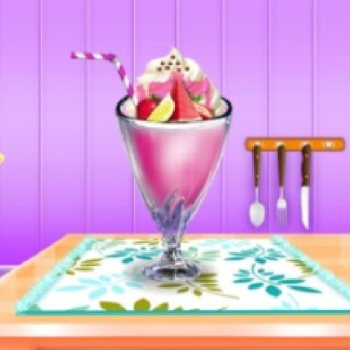 Milkshake Cooking And Decoration