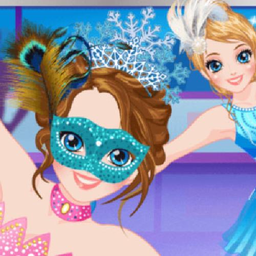 Ice Skater Princess Dressup