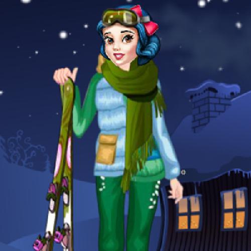 Princess Winter Skiing