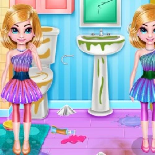 Twin Girls Room Cleaning