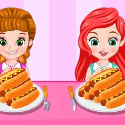 Princess Hotdog Eating Contest